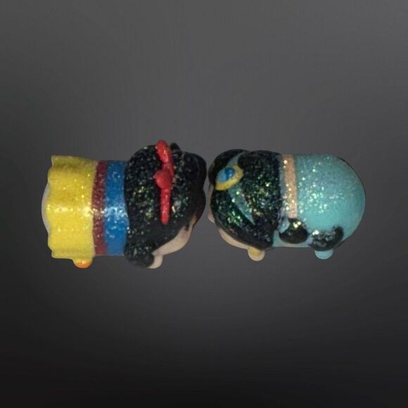 Disney Tsum Tsum TSparkle Snow White & Princess Jasmine Figure Mini Size  A14 - Picture 4 of 8